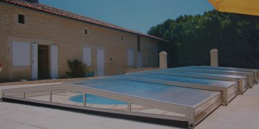 abri de piscine plat rubis