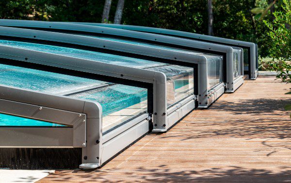 abri de piscine profilé aluminium