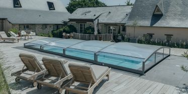 abri de piscine ambre